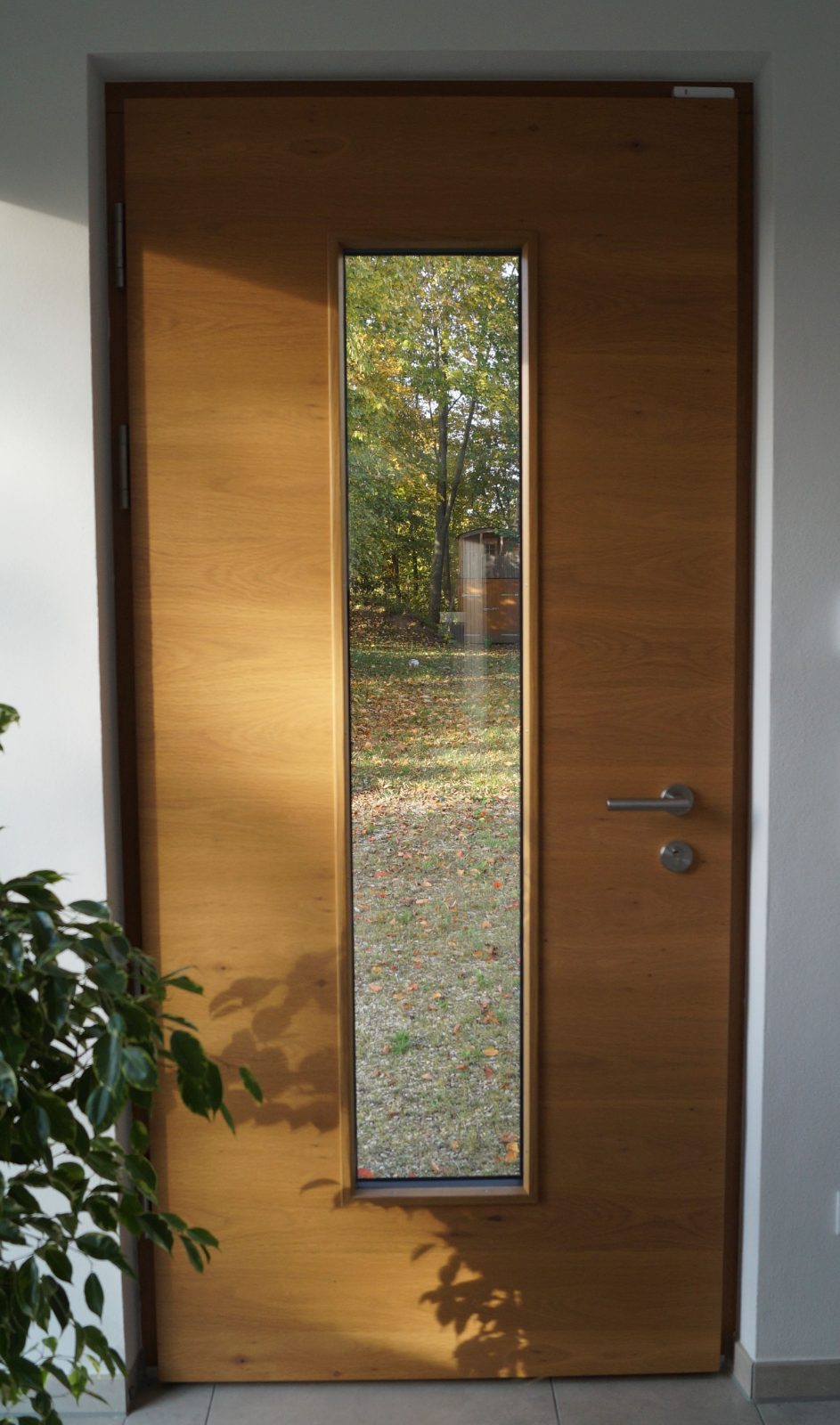Haustür in Eiche aus eigener Herstellung