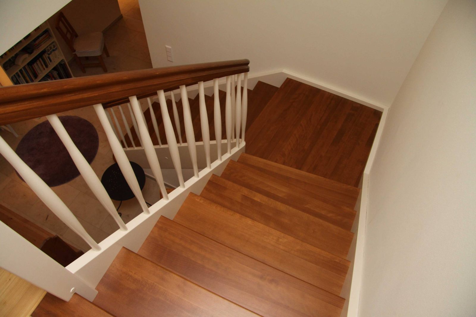 Massive Holztreppe