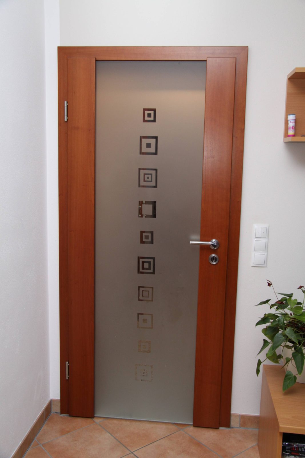Glastür